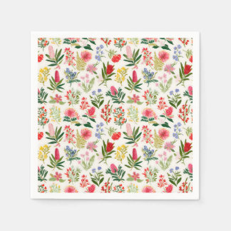 Guardanapos de papel floral Jardim Botânico Carmes