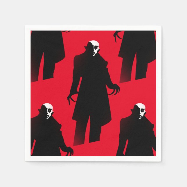 guardanapos de papel halloween nosferatu (Frente)
