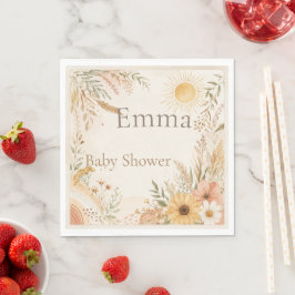 Guardanapos de papel para almoço Boho Sunshine Bab