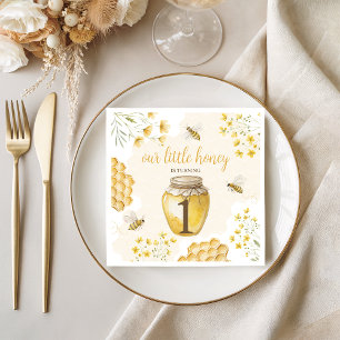 Guardanapos de papel para aniversário Little Honey