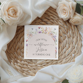 Guardanapos de papel para aniversário Little Wildf