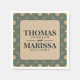 Guardanapos de papel para casamento