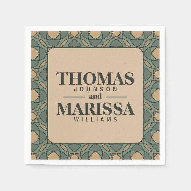 Guardanapos de papel para casamento (Frente)