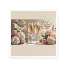 Guardanapos de papel para casamento