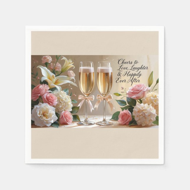 Guardanapos de papel para casamento (Frente)