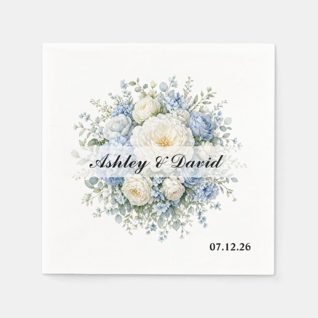 Guardanapos de papel para casamento (Frente)