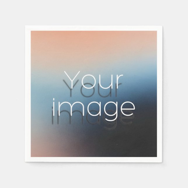 Guardanapos de papel para casamento com foto minim (Frente)