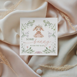 Guardanapos de papel para chá de bebê Some Bunny B