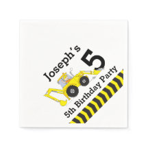 Guardanapos de papel para crianças de construção f