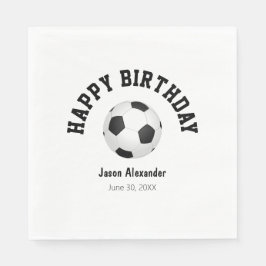 Guardanapos de papel para festa de aniversário com