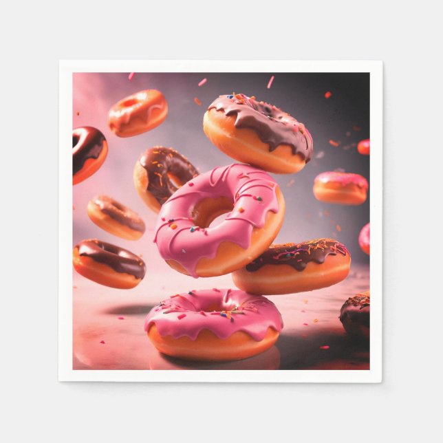 Guardanapos de papel para festa Donut Paper (Frente)
