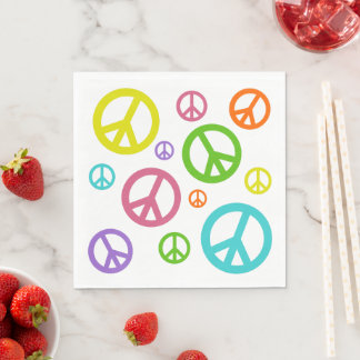 Guardanapos de papel para festas vibrantes com sin