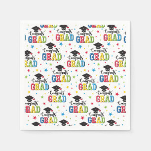 Guardanapos de Papel para Formatura, Tema Parabéns