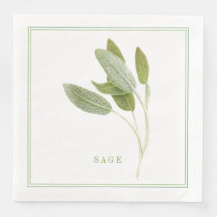 GUARDANAPOS DE PAPEL PARA JANTAR PADRÃO SAGE FRESC
