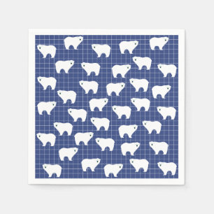 Guardanapos de papel para urso polar