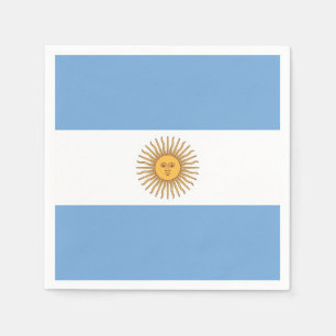 Guardanapos de papel patrióticos com bandeira da 