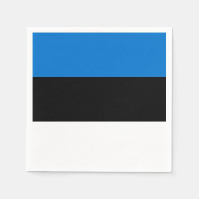 Guardanapos de papel patrióticos com bandeira da E (Frente)