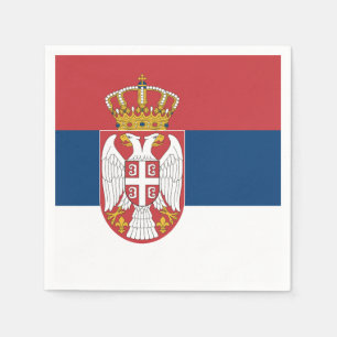 Guardanapos de papel patrióticos com bandeira da S