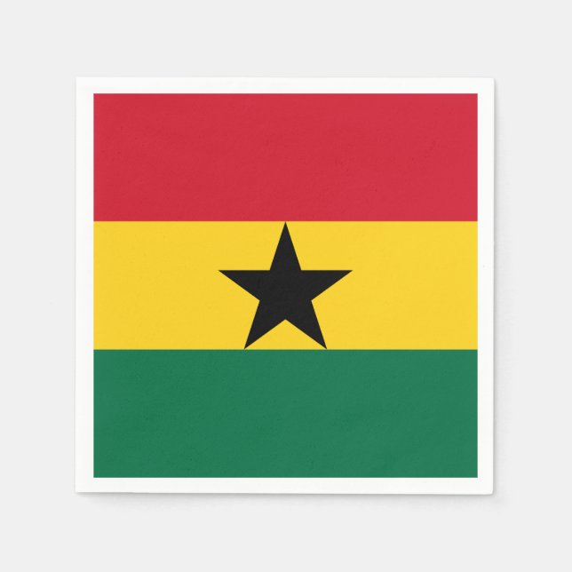 Guardanapos de papel patrióticos com bandeira de G (Frente)