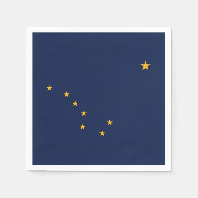 Guardanapos de papel patrióticos com bandeira do A (Frente)