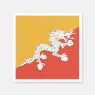 Guardanapos de papel patrióticos com bandeira do B