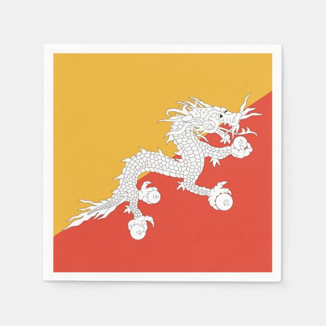 Guardanapos de papel patrióticos com bandeira do B (Frente)