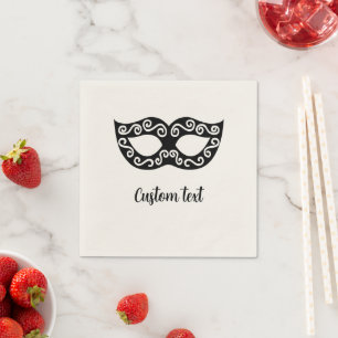 guardanapos de papel personalizados de máscara de
