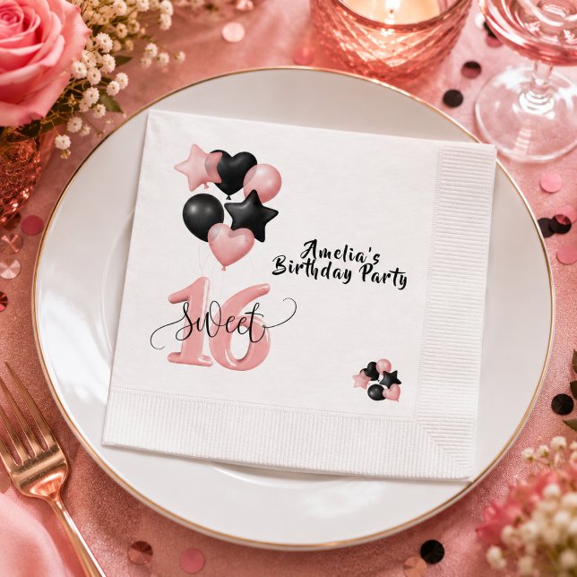 Guardanapos de papel personalizados para aniversár (Criador carregado)