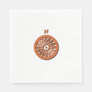 Guardanapos de Papel - Rosa de Compass