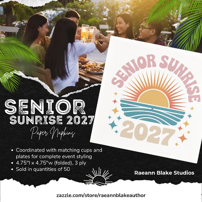 Guardanapos de papel Senior Sunrise 2027 (Criador carregado)