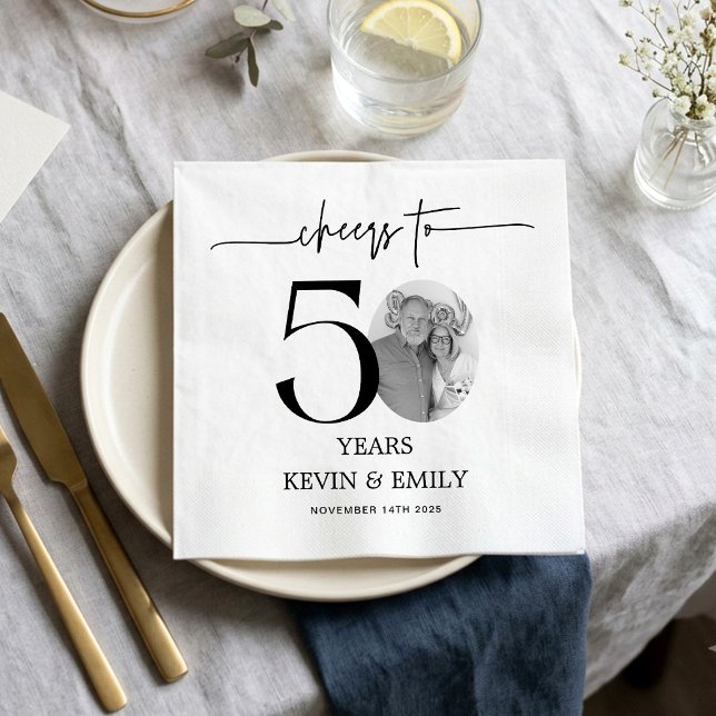 Guardanapos de papel simples para o aniversário de (Criador carregado)