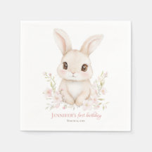 Guardanapos de papel Some Bunny is Turning One