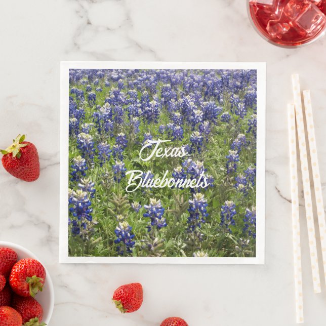 Guardanapos de papel Texas Bluebonnet | Flor do Es (Insitu)