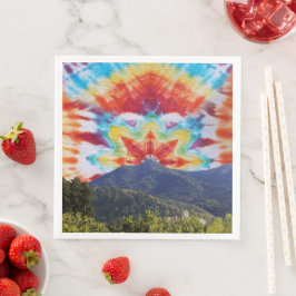 Guardanapos de Papel Tie Dye Céu Mt Tamalpais Desi