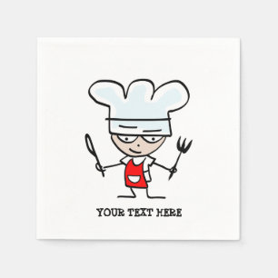 Guardanapos de papelão de cozinha personalizados