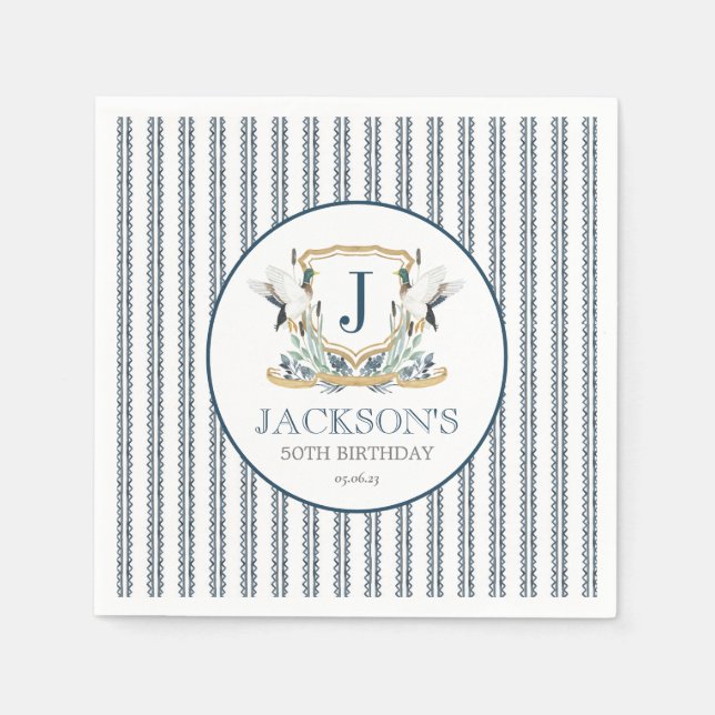 guardanapos de pato, guardanapos de macaco, coloca (Frente)