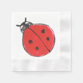 Guardanapos de piquenique perfeitos da ladybug