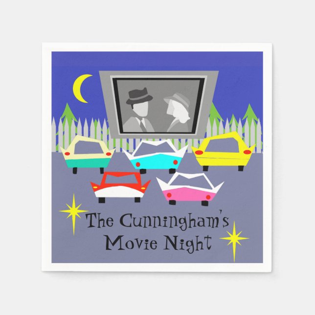 Guardanapos Descartáveis de Filme de Pequena Cidad (Frente)