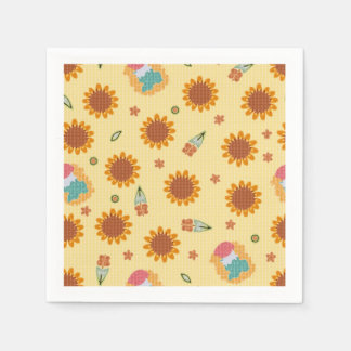 guardanapos do design de outono