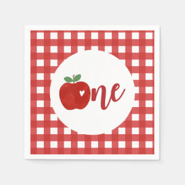 Guardanapos do primeiro aniversário da Apple of ou