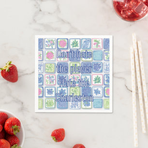 Guardanapos Engraçados de Mahjong para Festa