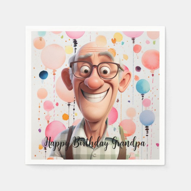 Guardanapos Feliz Aniversário (Frente)