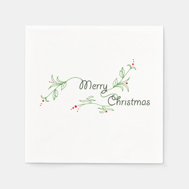 Guardanapos Feliz Natal (Frente)