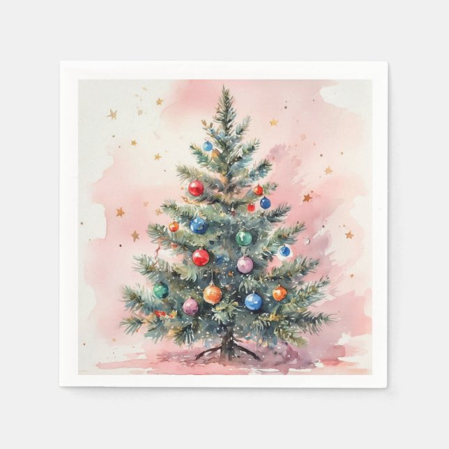 Guardanapos Feliz Natal. (Frente)