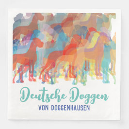 Guardanapos Great Dane Elegantes