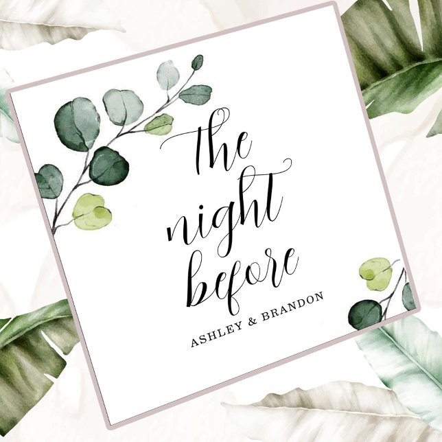 Guardanapos Minimo da Noite Anterior (Criador carregado)