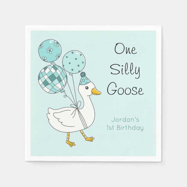 Guardanapos One Silly Goose (Frente)