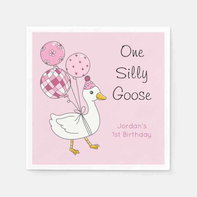 Guardanapos One Silly Goose (Frente)