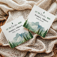 Guardanapos para Chá de Bebê Adventure Mountain