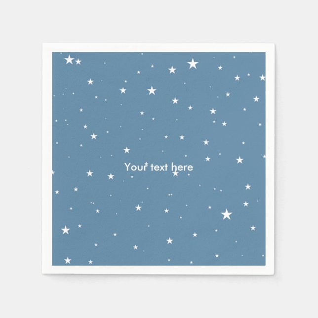 Guardanapos para Chá de Bebê Celestial Big & Littl (Frente)